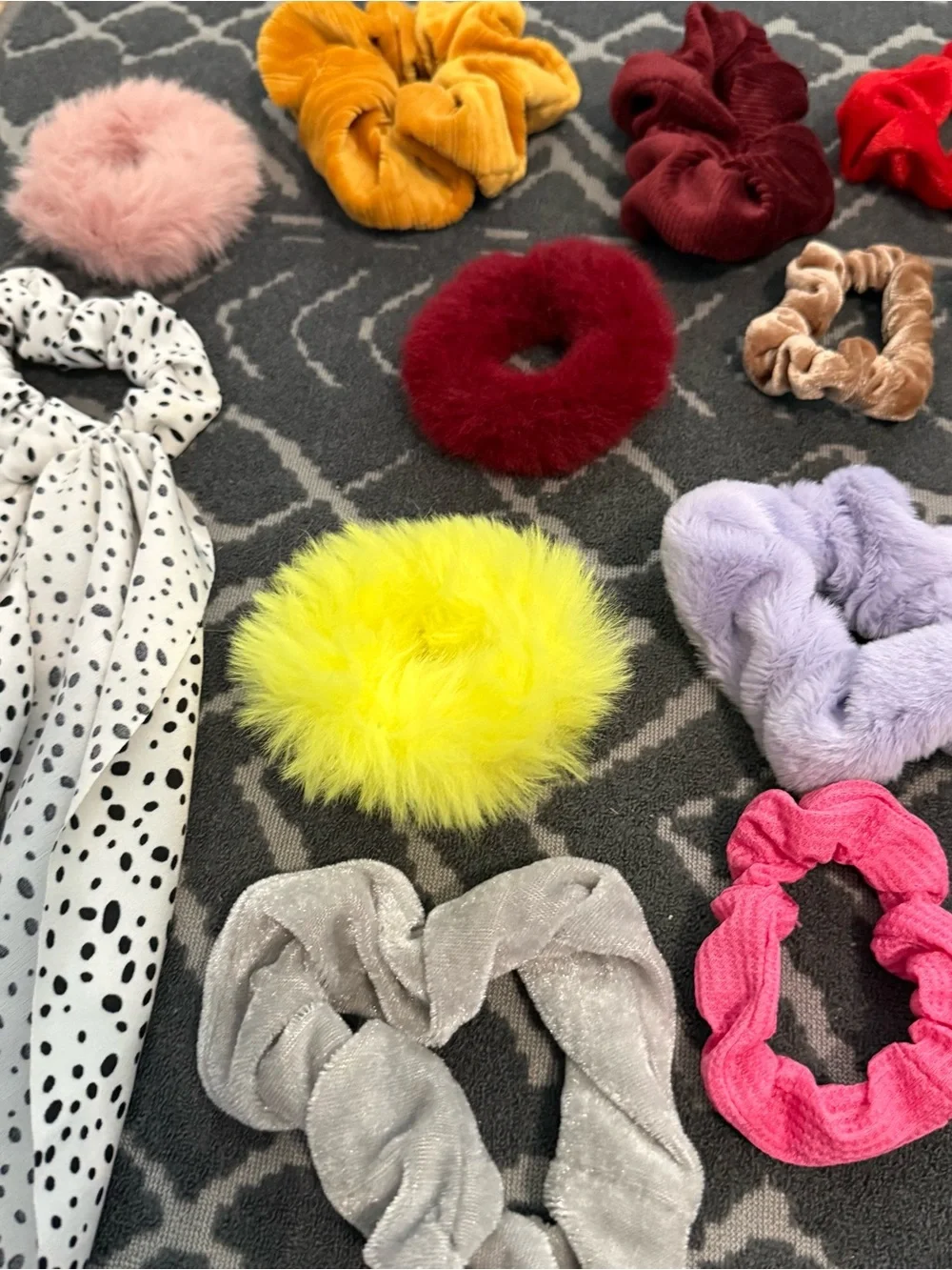 Scrunchie and hair tie bundle